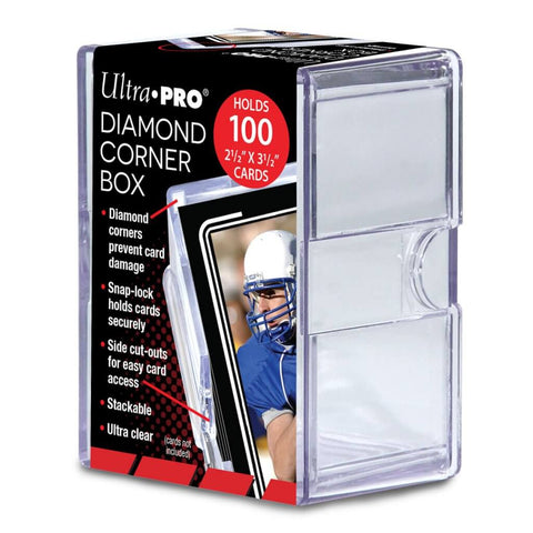 Ultra Pro Storage Box - Clear Diamond Corners 100 count