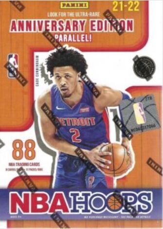 2021-22 Panini Hoops Basketball Blaster Box