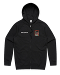 The Rookie - Michael Jordan Fleer 86 Black Zip Hoodie