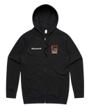 The Rookie - Michael Jordan Fleer 86 Black Zip Hoodie