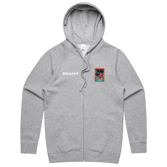 The Rookie - Michael Jordan Fleer 86 Grey Zip Hoodie