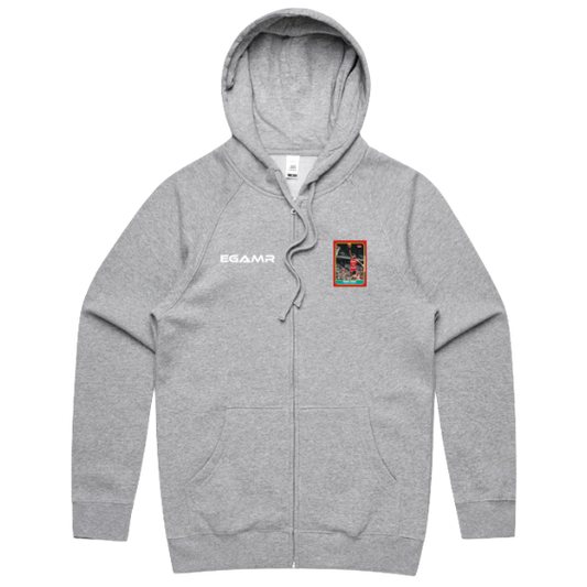 The Rookie - Michael Jordan Fleer 86 Grey Zip Hoodie