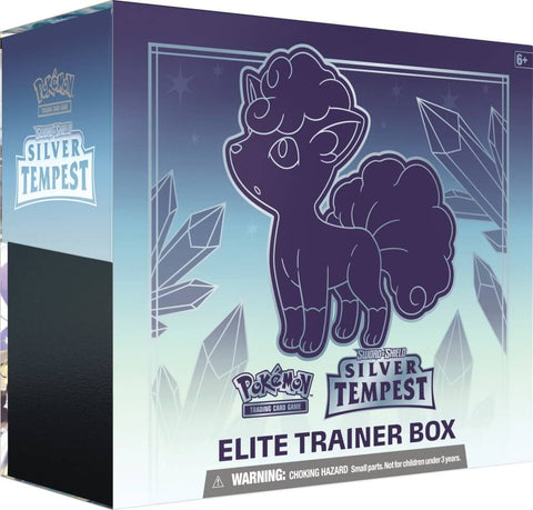 Pokemon Sword and Shield Silver Tempest Elite Trainer Box