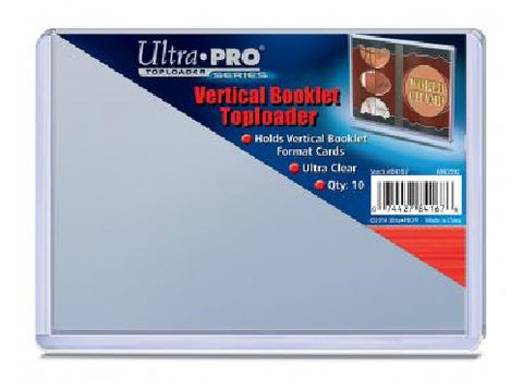 Ultra Pro Vertical Booklet Toploader (10 pack)