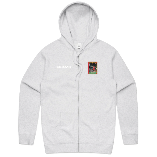 The Rookie - Michael Jordan Fleer 86 White Zip Hoodie