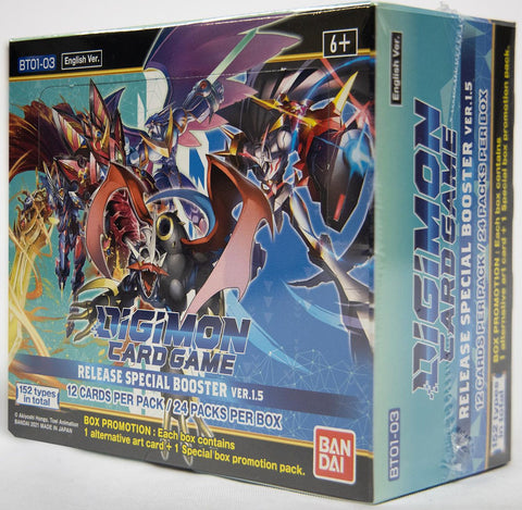Digimon Trading Cards Series 01 Special Booster Box Version 1.5
